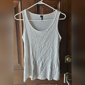 Maurices White Sequence Tank Top